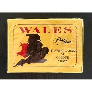 John Hinde Wales 54 Color Views Vintage Playing Card Deck With Scenic Landmarks